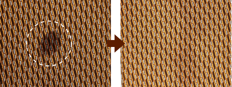 シミ抜きサンプル