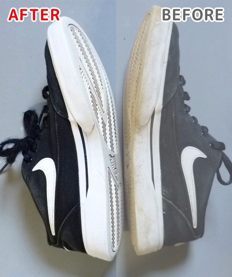 スニーカー洗いビフォー・アフター